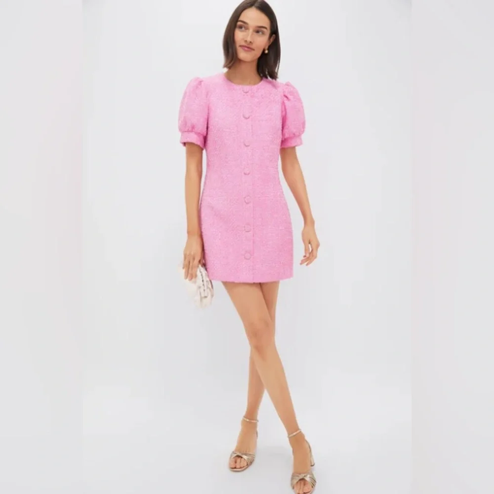 Tuckernuck HYACINTH HOUSE
Pink Tweed Kit Mini Dress size M NWT - Picture 2 of 11